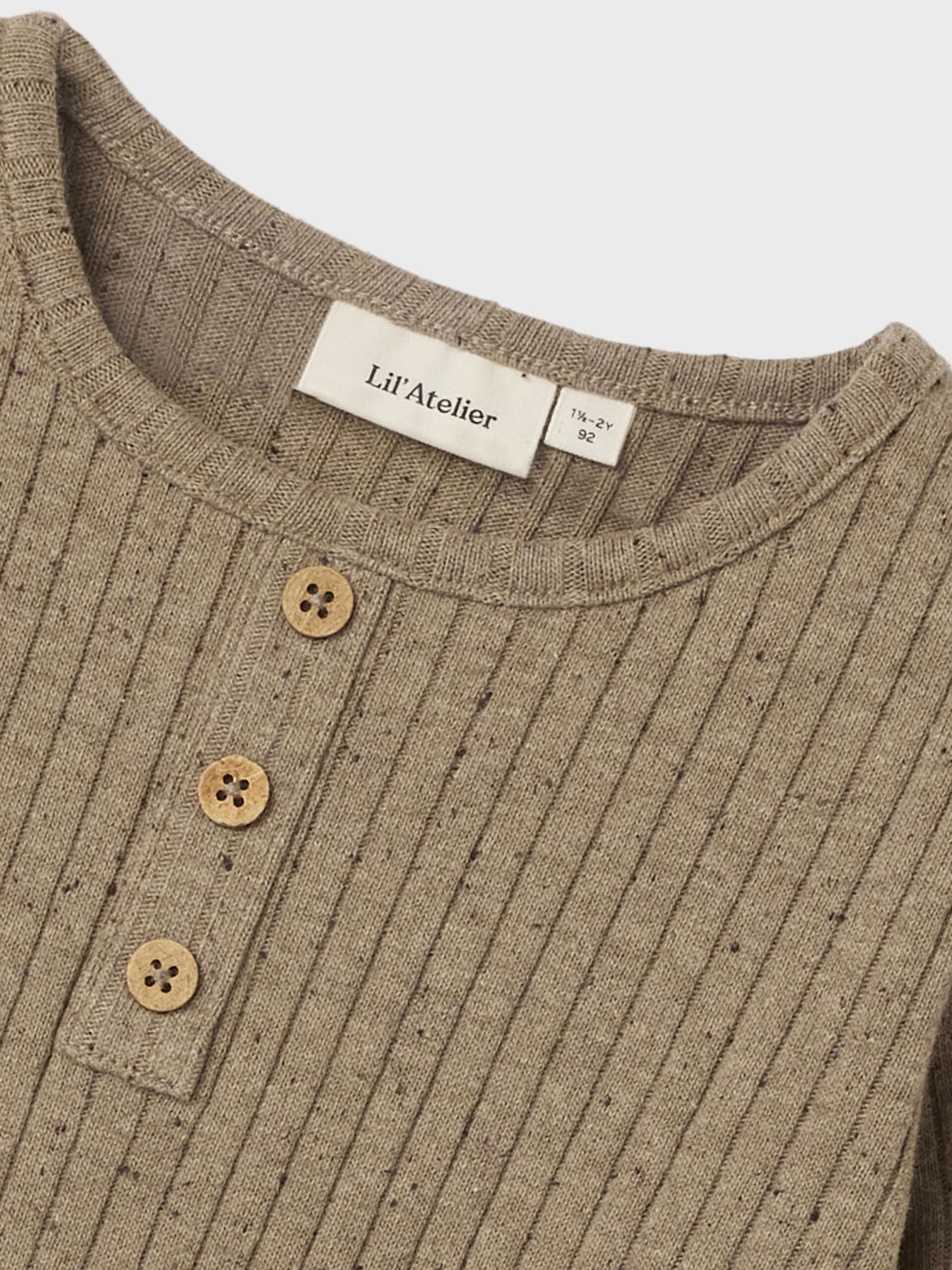 Carousel image - REGULAR FIT LONG SLEEVED TOP, Sepia Tint | 3