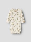 Product image thumbnail - PRINTED ROMPER, Coconut Milk | 1
