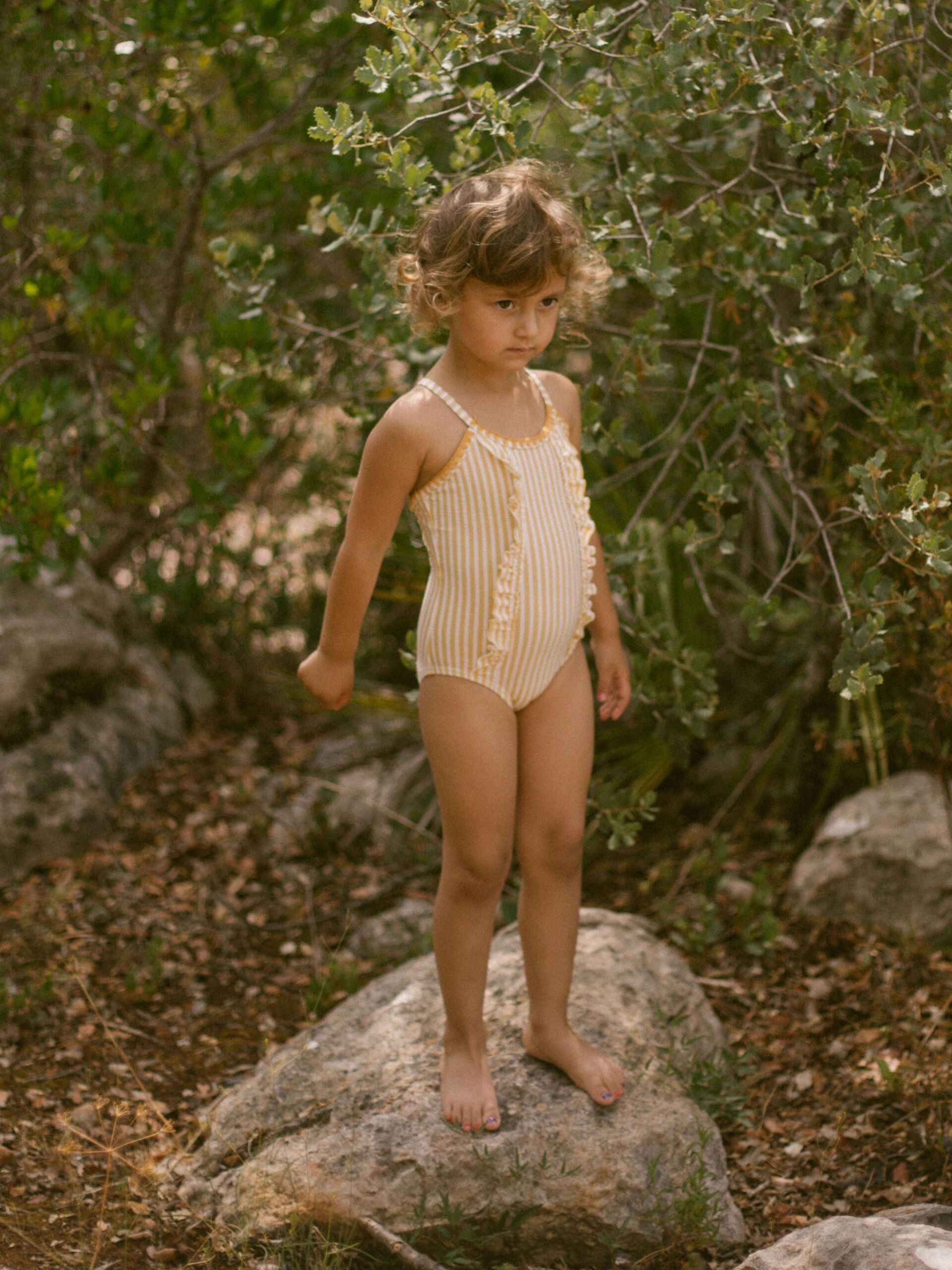 Carousel image - STRIPED SWIMSUIT, Sahara Sun | 2