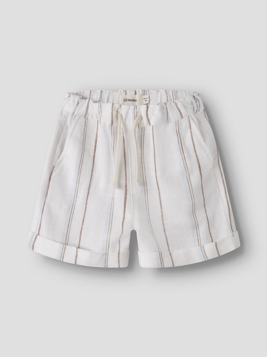 Carousel image - LOOSE FIT SHORTS, Coconut Milk | 1