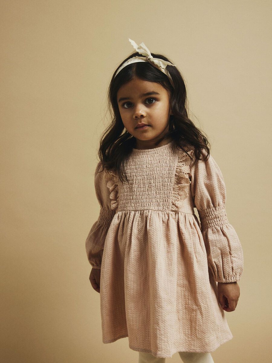 Product carousel image - ORGANIC COTTON DRESS, Rugby Tan | 1