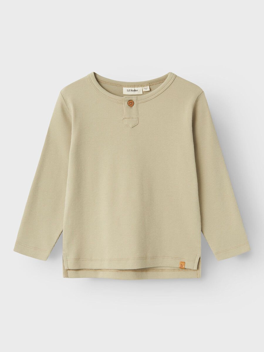name it REGULAR FIT T-SHIRT, Moss Gray, highres - 13233505_MossGray_003.jpg