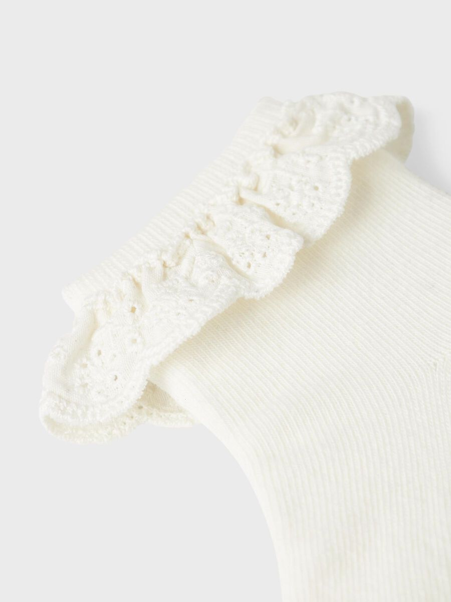 name it RIB KNIT SOCKS, Coconut Milk, highres - 13215354_CoconutMilk_005.jpg