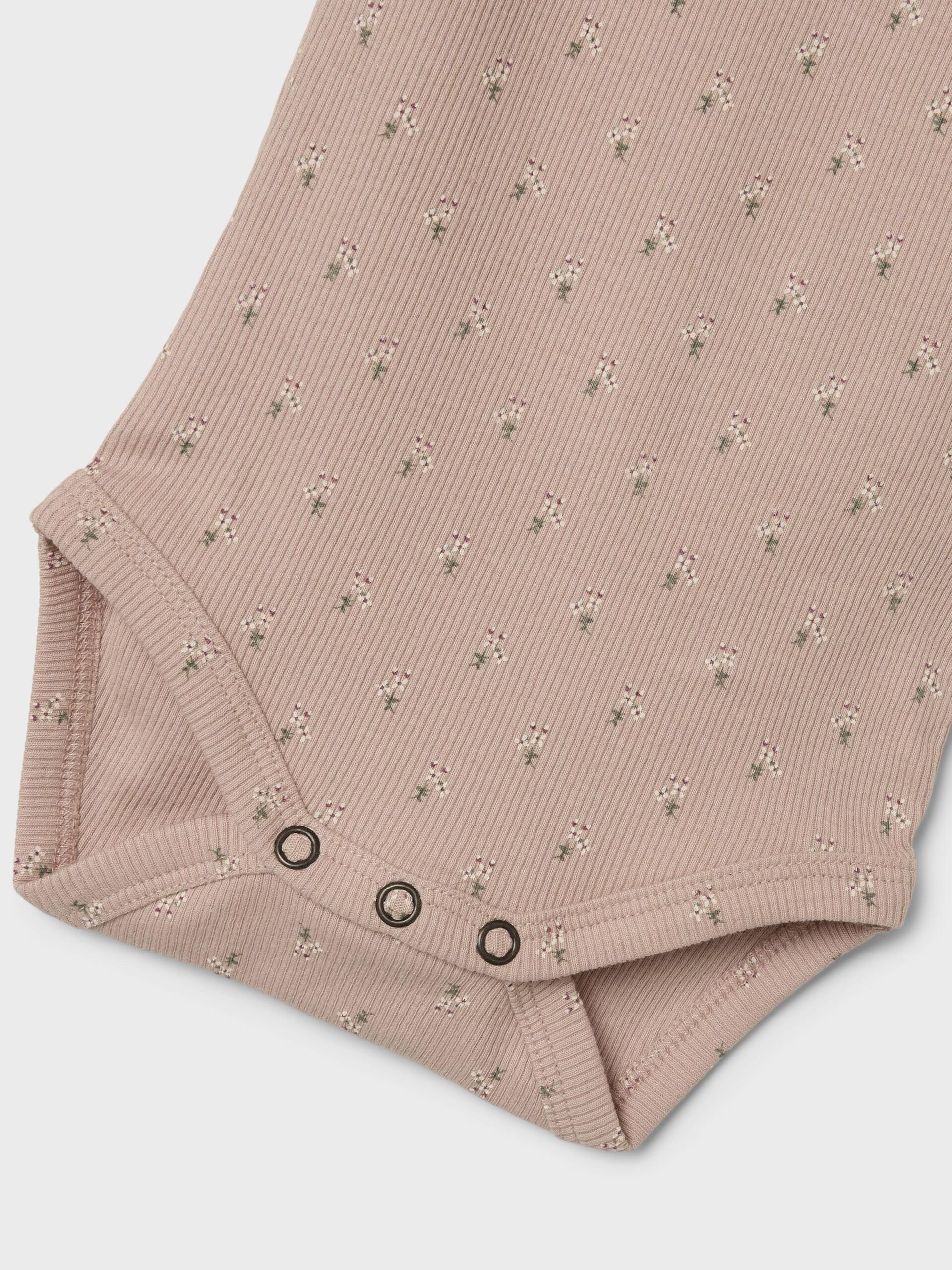 Carousel image - LONG SLEEVED ROMPER, Rose Dust | 3
