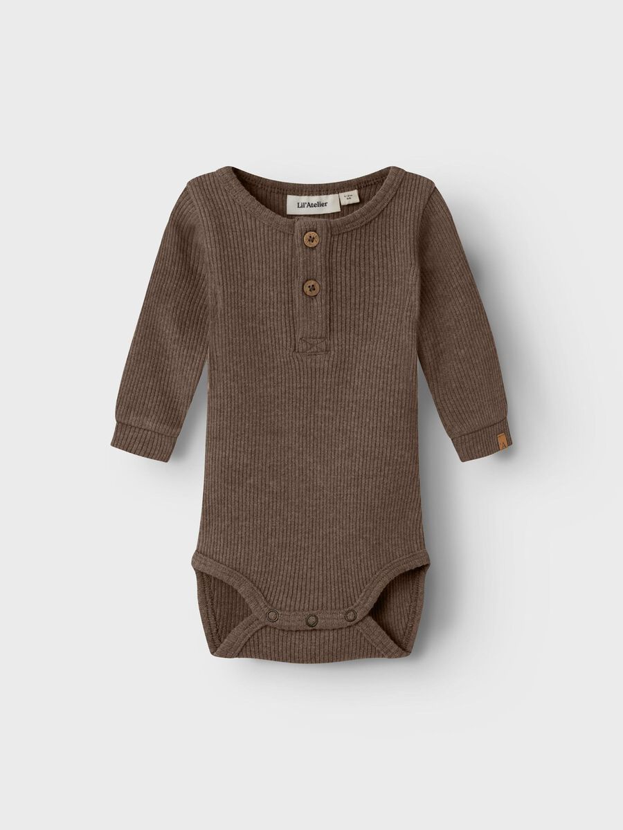 Product carousel image 1 LONG SLEEVED ROMPER, Rain Drum