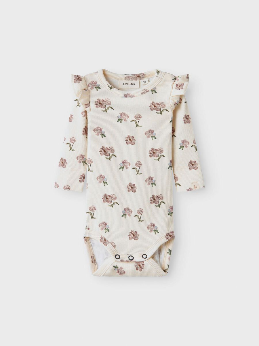 Carousel image - LANGE MOUWEN ROMPER, Turtledove | 1