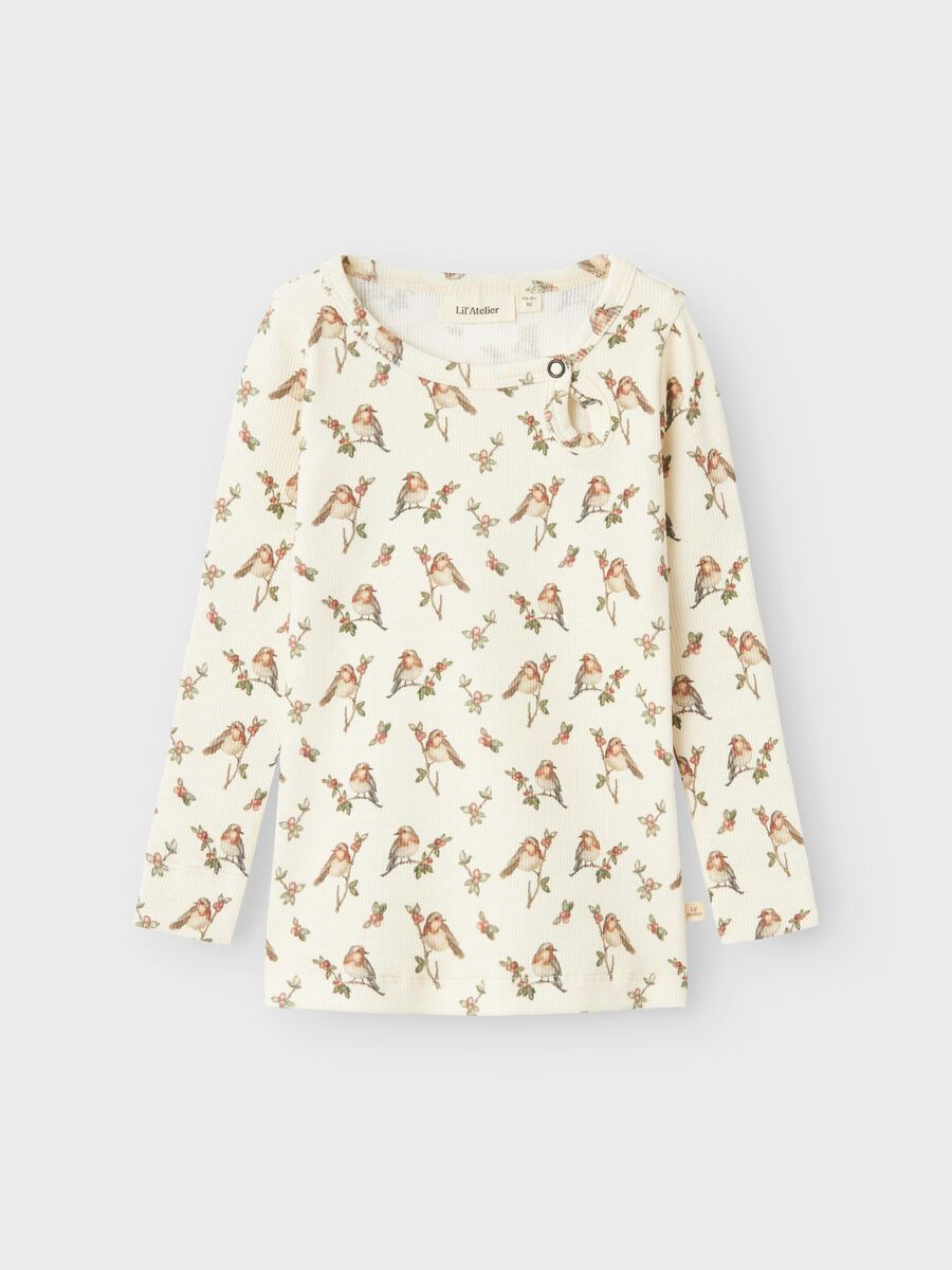 name it SLIM FIT LONG SLEEVED TOP, Turtledove, highres - 13236734_Turtledove_003.jpg