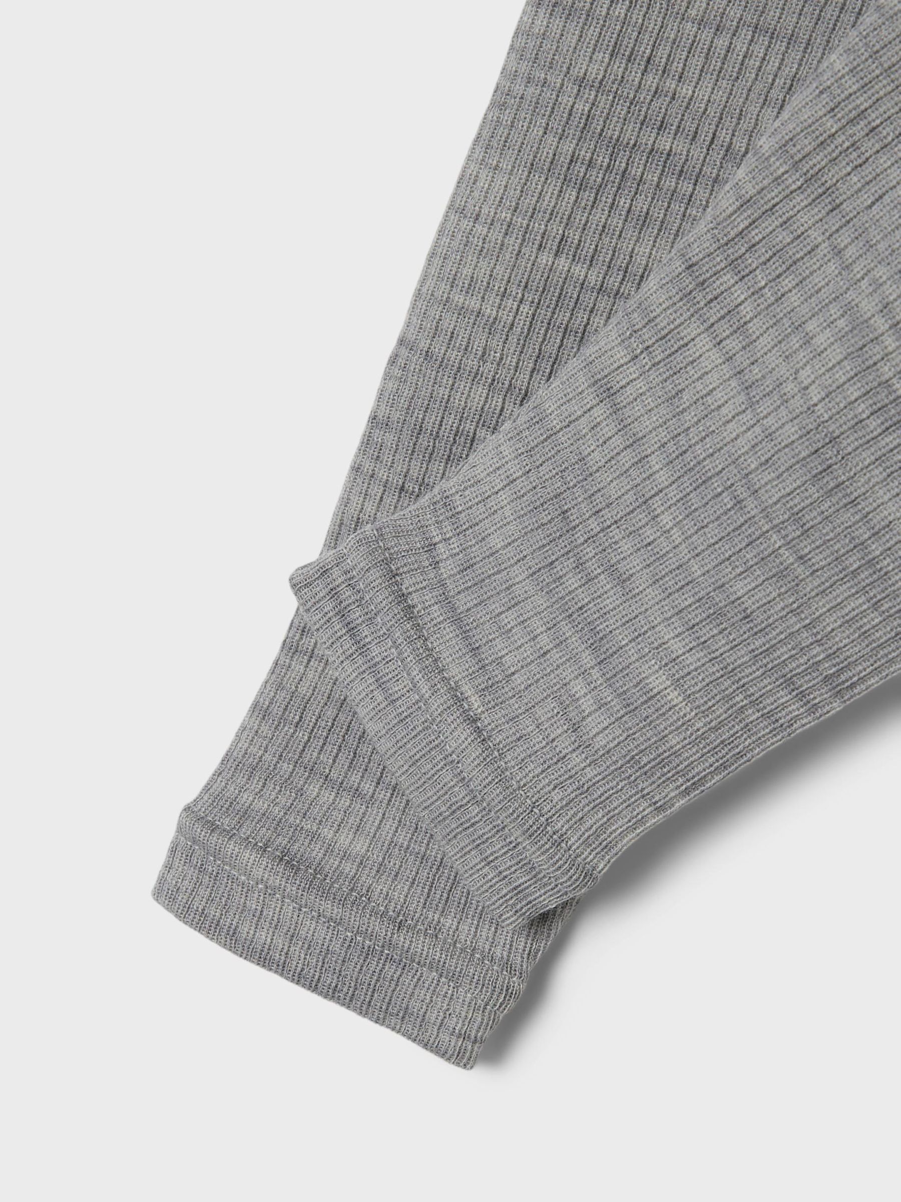 MERINO WOOL LEGGINGS Baby 56 86 Boy Grey Lil Atelier UK