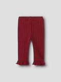 Product image thumbnail - ORGANIC COTTON LEGGINGS, Red Dahlia | 2