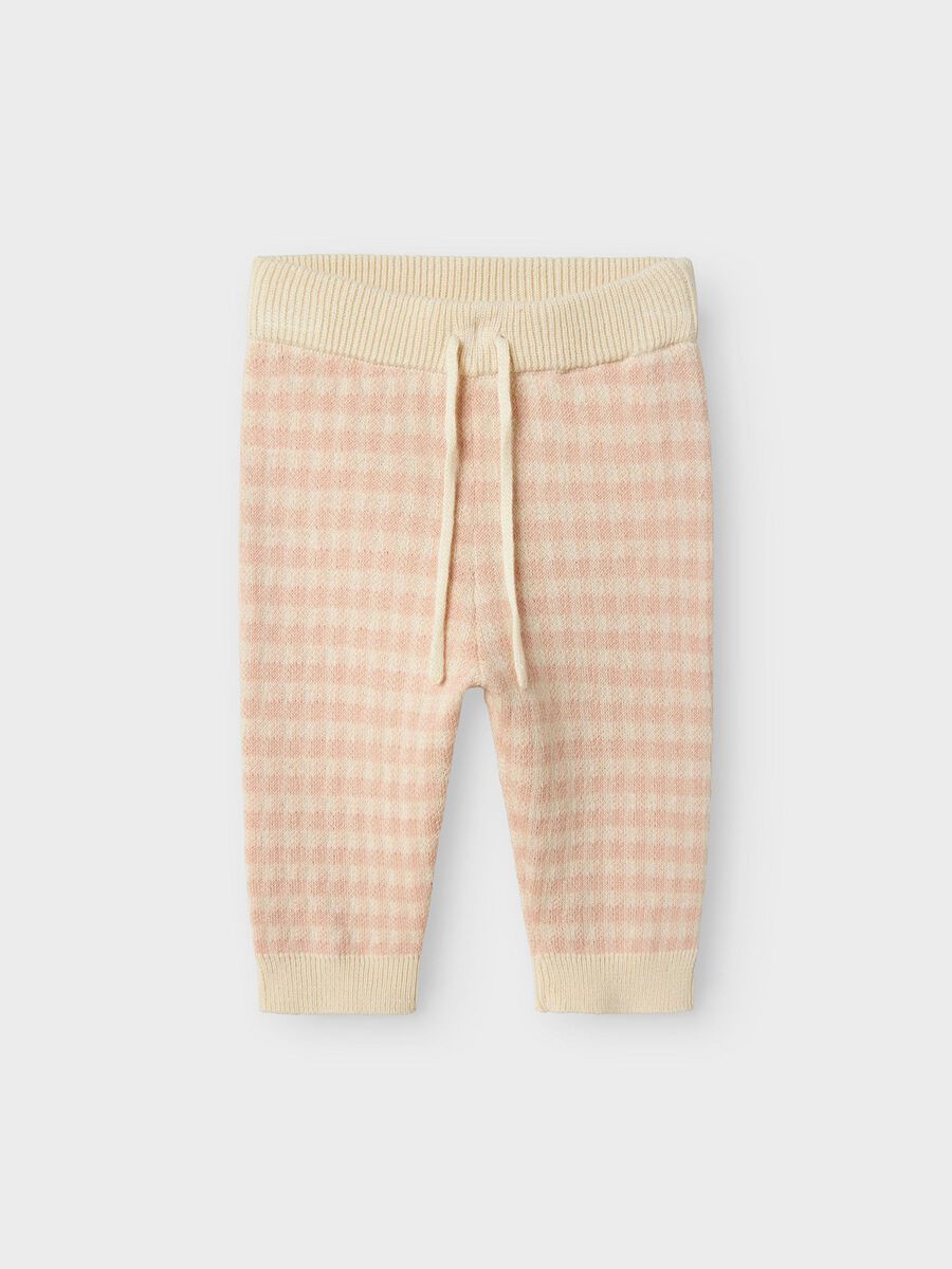Product carousel image - KNITTED TROUSERS, Cameo Rose | 2