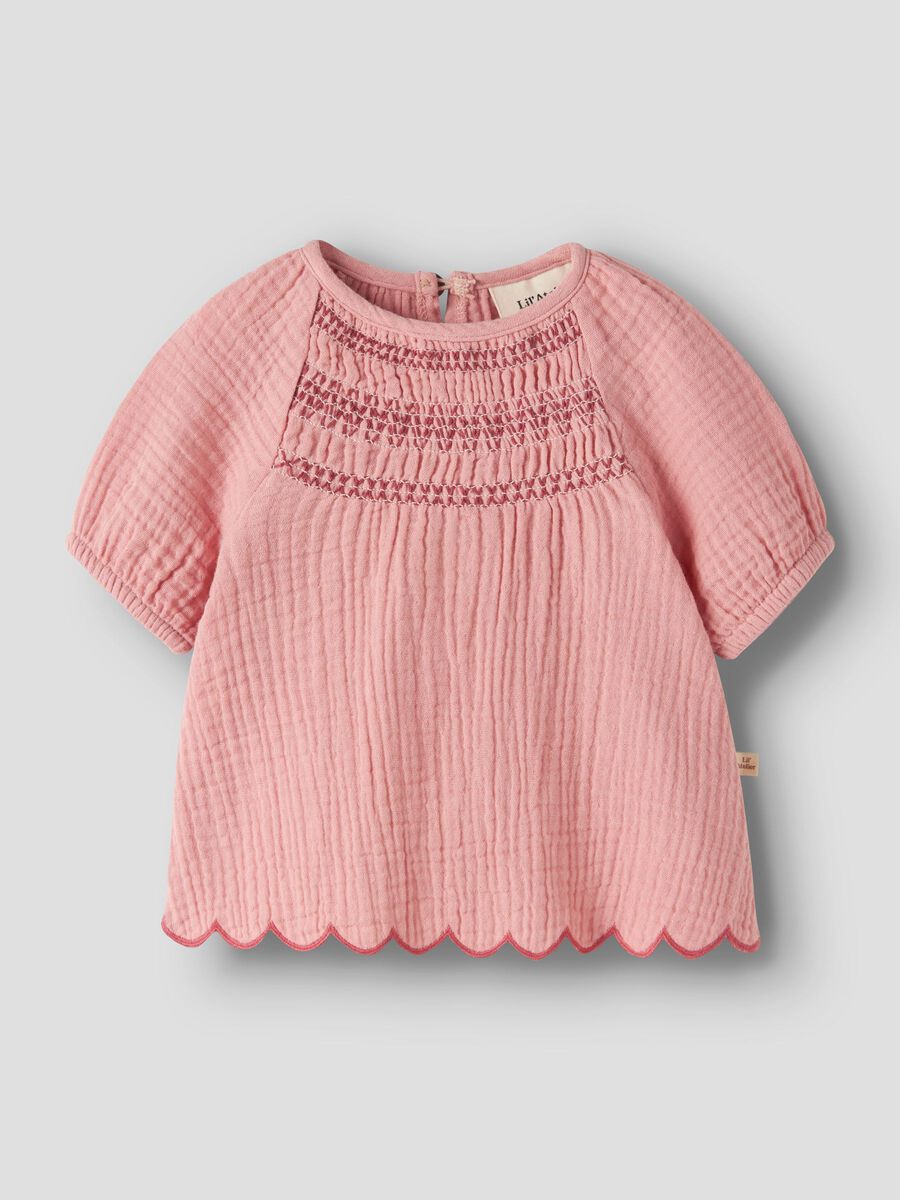 Product carousel image - LOOSE FIT TOP, Rose Tan | 1