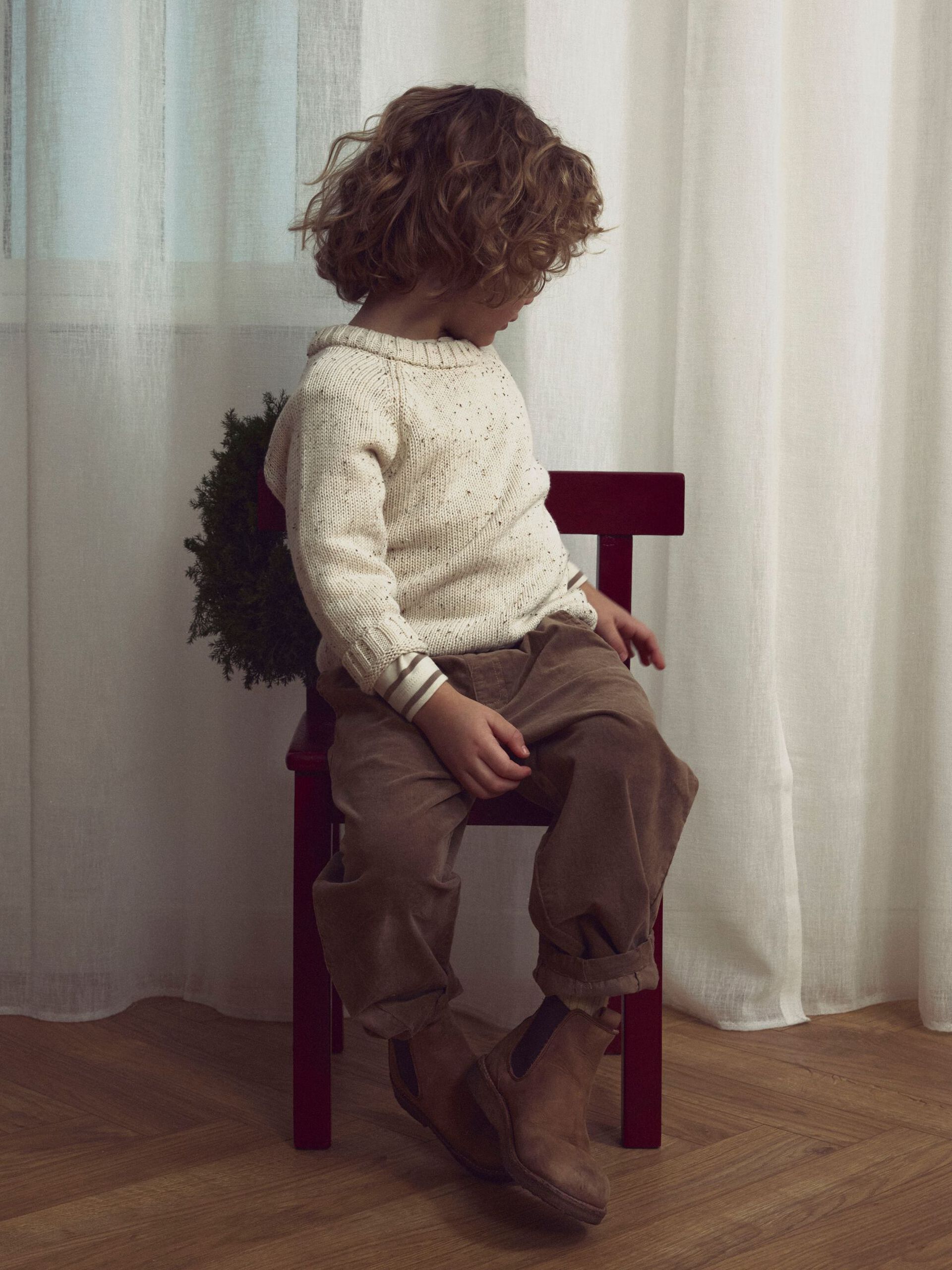 Carousel image - LOOSE FIT TROUSERS, Sepia Tint | 3