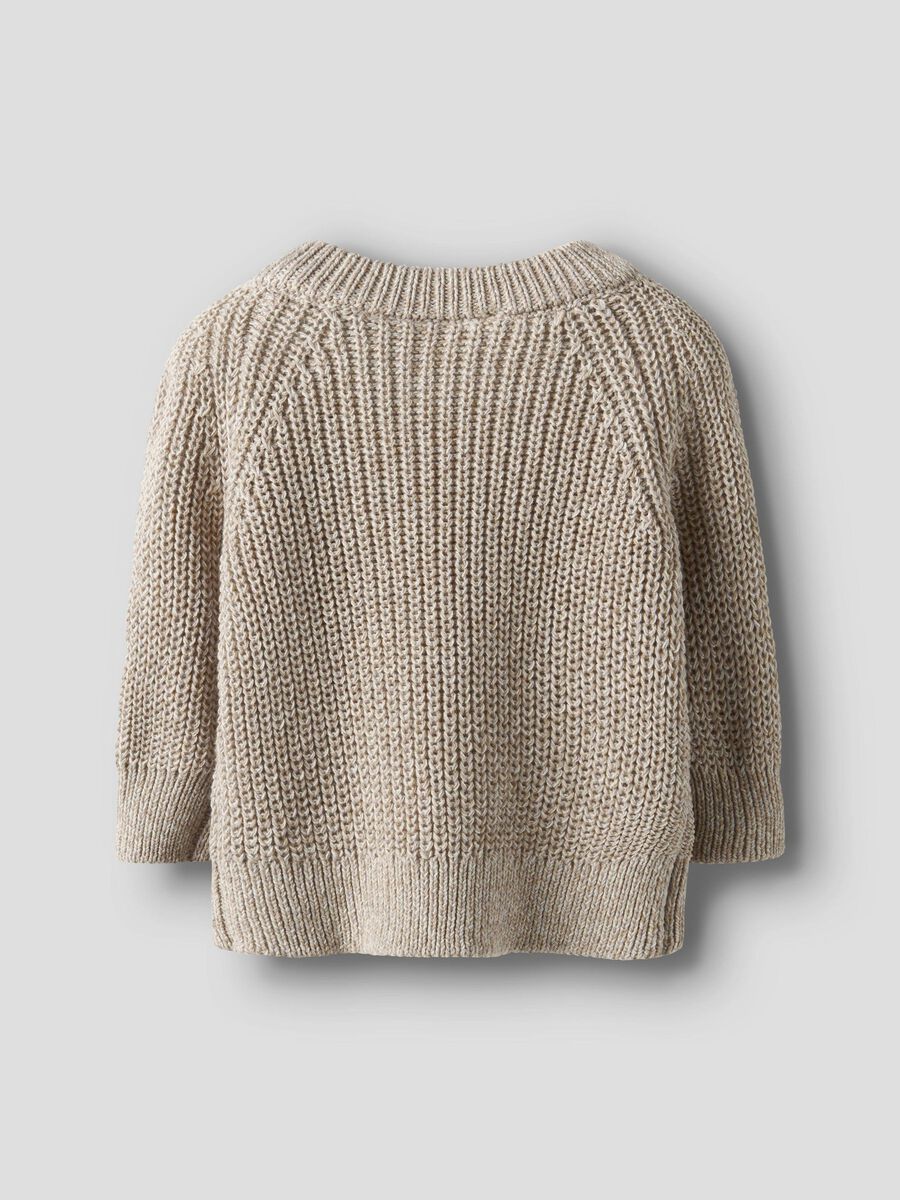 Product carousel image - EN COTON BIOLOGIQUE PULL EN MAILLE, Oxford Tan | 2