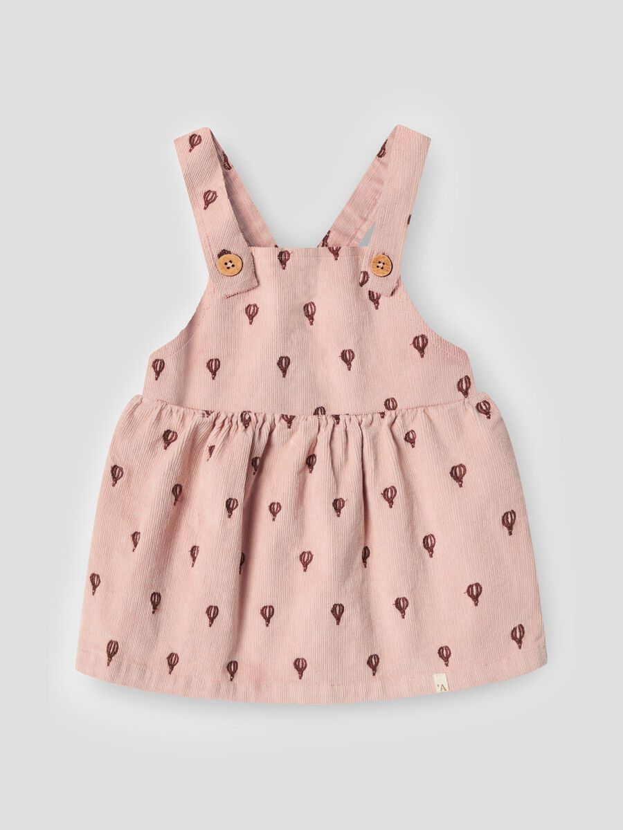 Product carousel image - CORDUROY DRESS, Cameo Rose | 2
