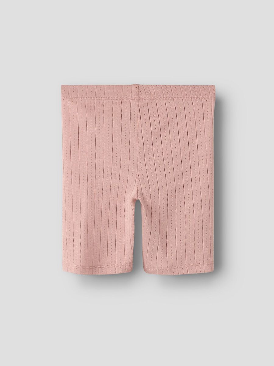 Product carousel image - CICLISTA DE PUNTO ACANALADO SHORTS, Misty Rose | 2