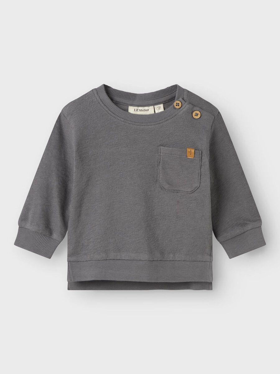 name it REGULAR FIT SWEATSHIRT, Poppy Seed, highres - 13245637_PoppySeed_003.jpg