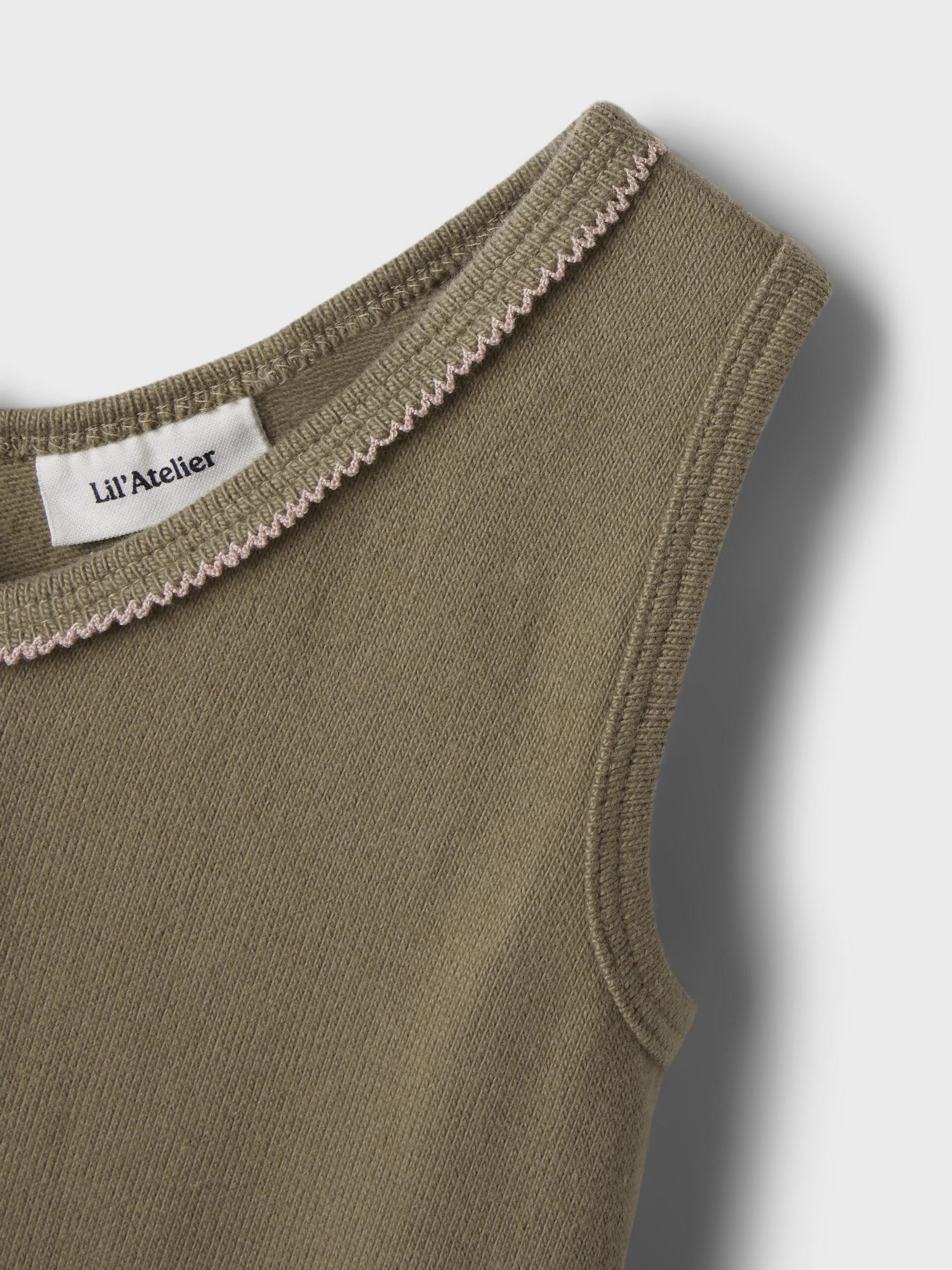 Carousel image - ORGANIC COTTON DRESS, Sepia Tint | 3