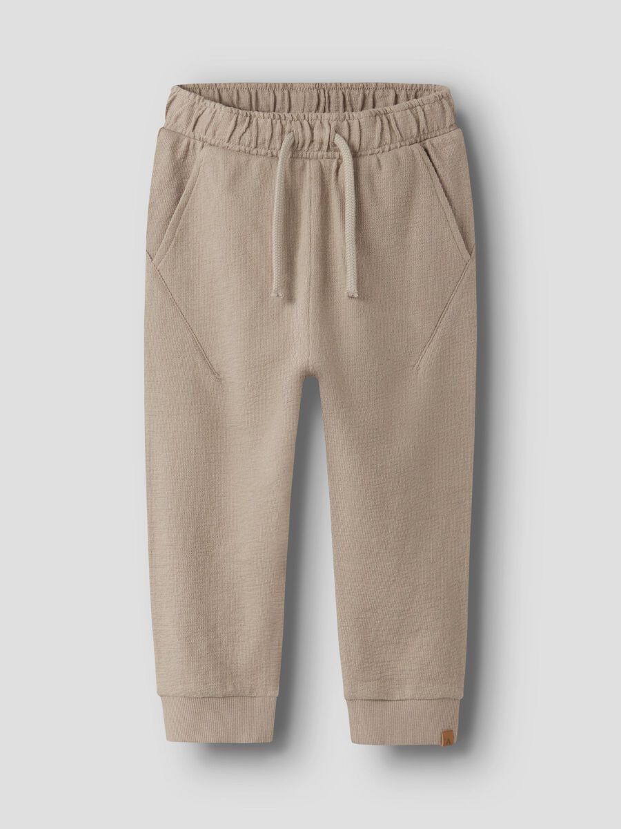 Product carousel image - ORGANIC COTTON TROUSERS, Oxford Tan | 1