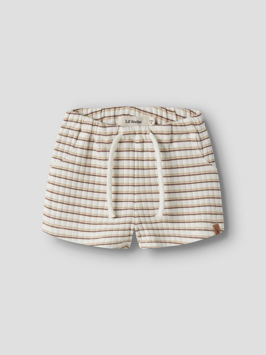 Product carousel image - ORGANIC COTTON SHORTS, Coconut Milk | 1