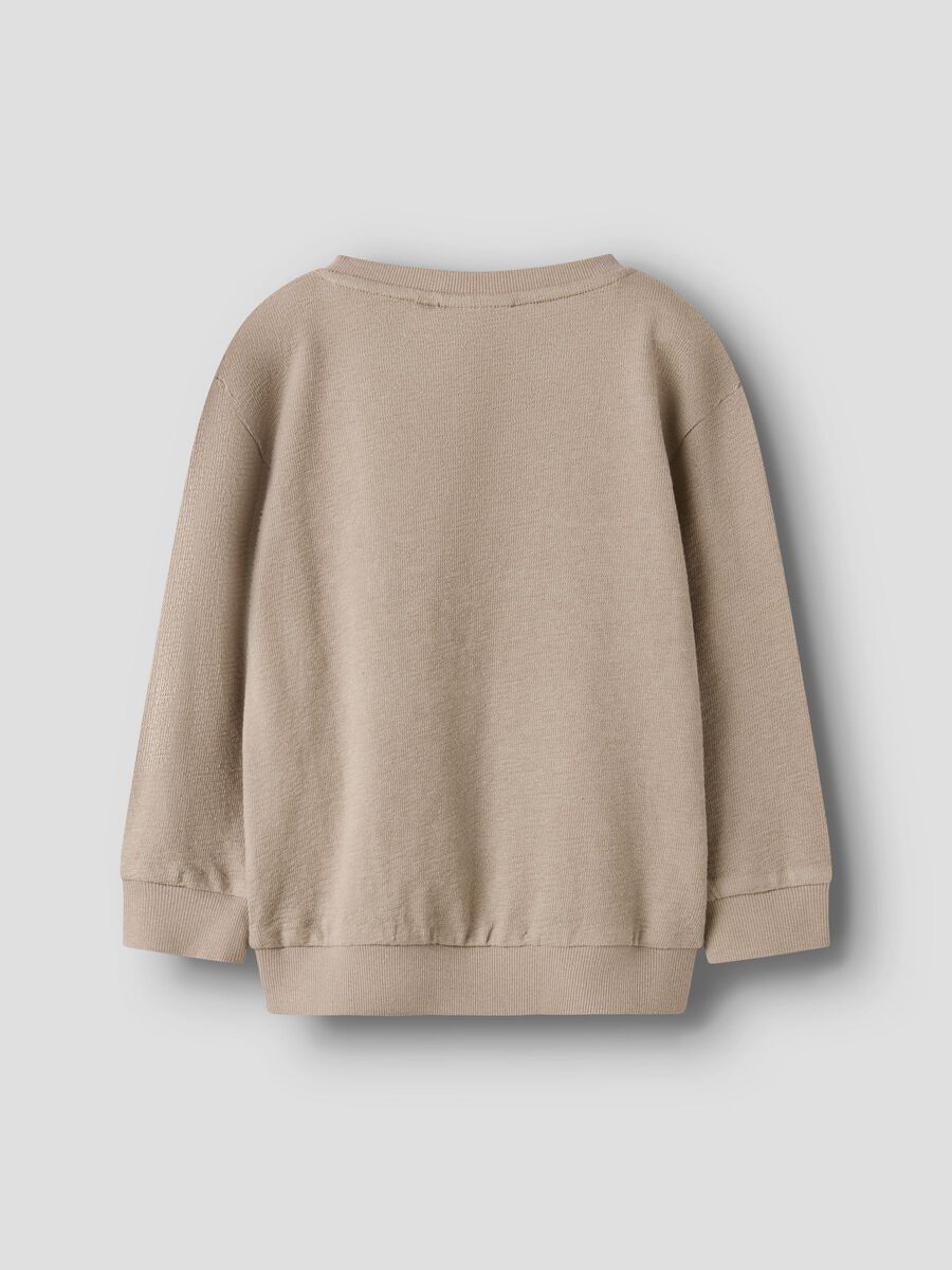 Product carousel image - ORGANIC COTTON SWEATSHIRT, Oxford Tan | 2