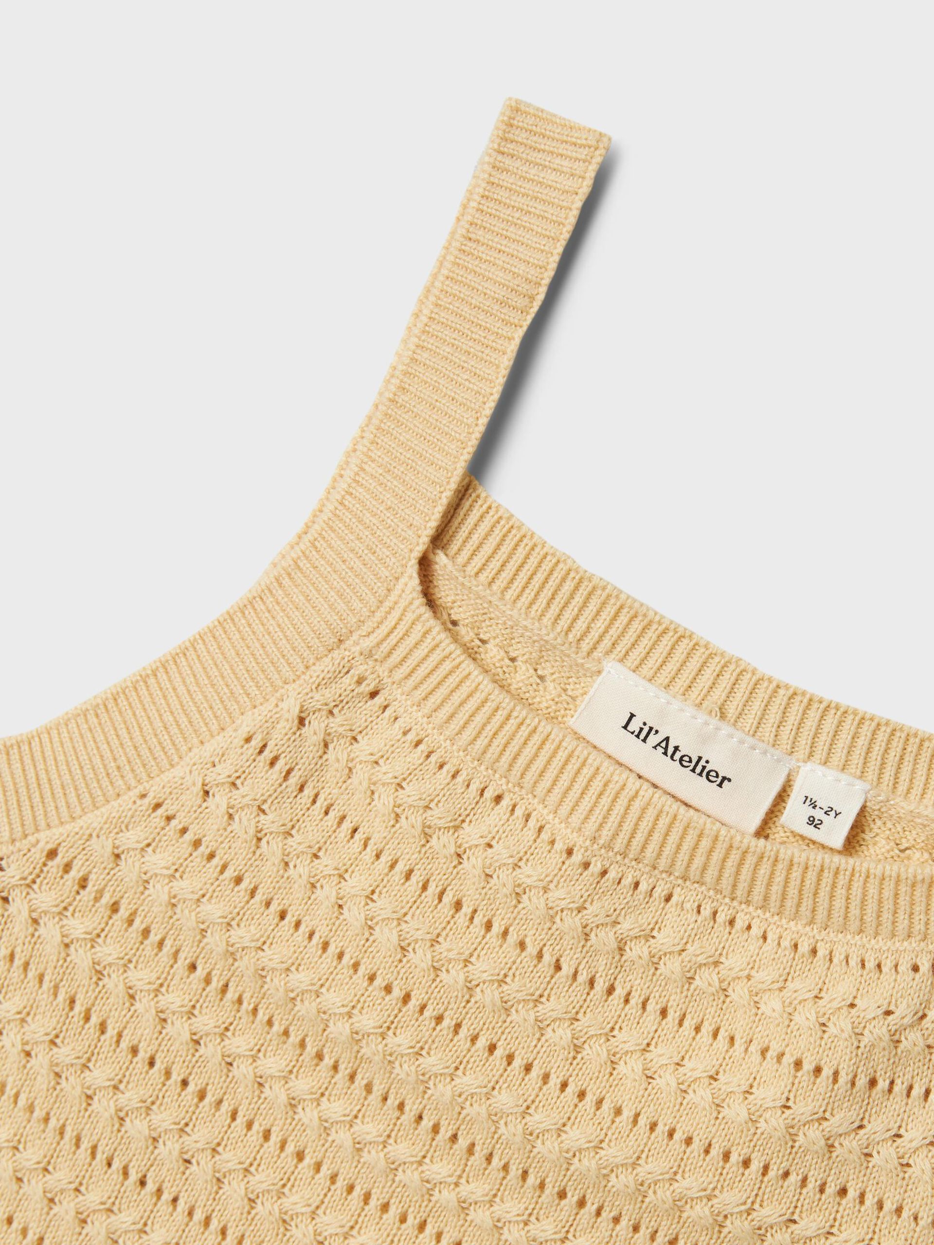 Carousel image - STRIPED KNITTED TOP, Sea Mist | 4