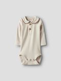 Product image thumbnail - LONG SLEEVED ROMPER, Turtledove | 1