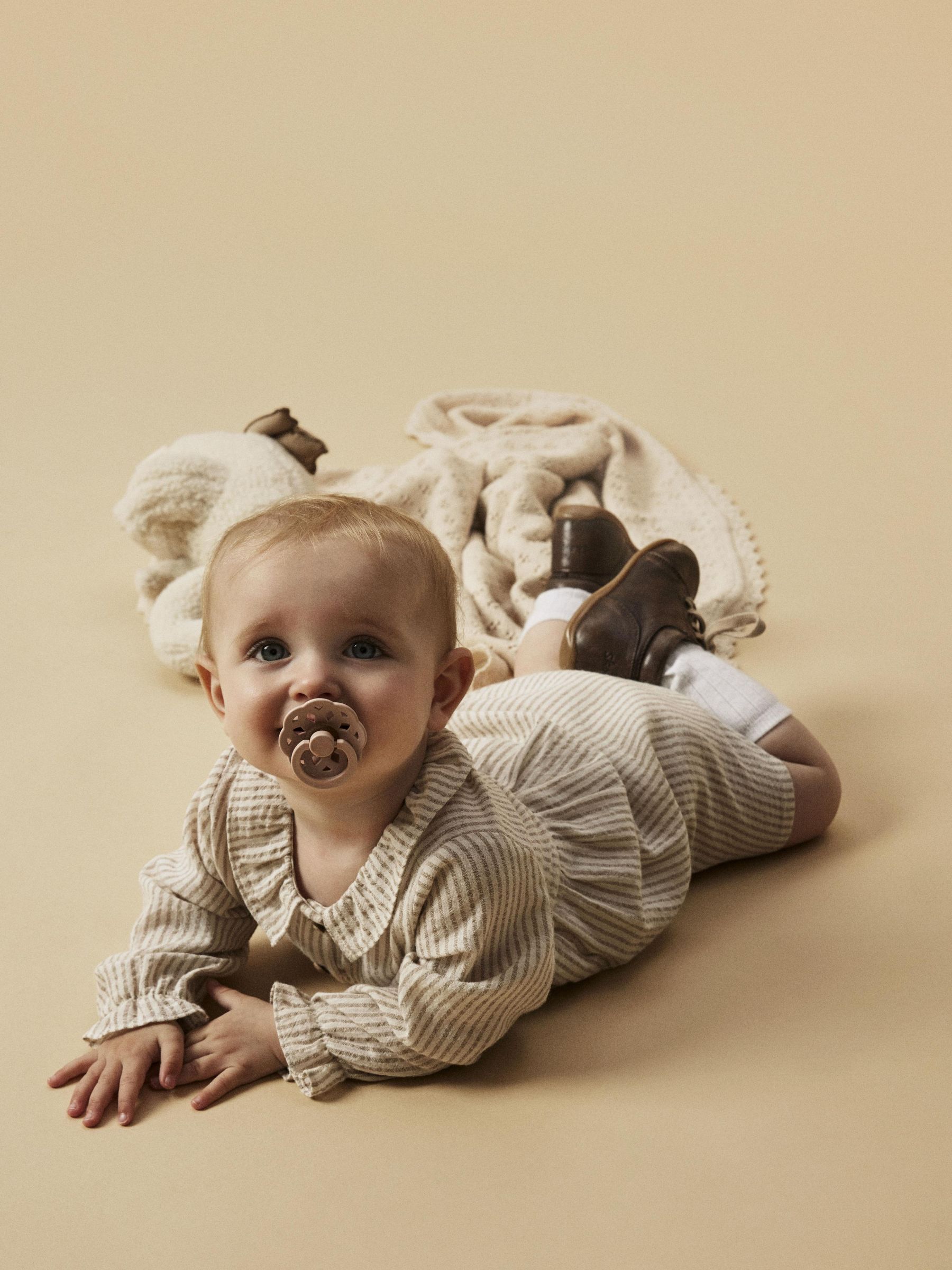 ROMPER JURK Baby 56 86 Meisje Wit Lil Atelier Belgie