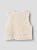 Product image thumbnail - ORGANIC COTTON KNITTED VEST, Coconut Milk | 3