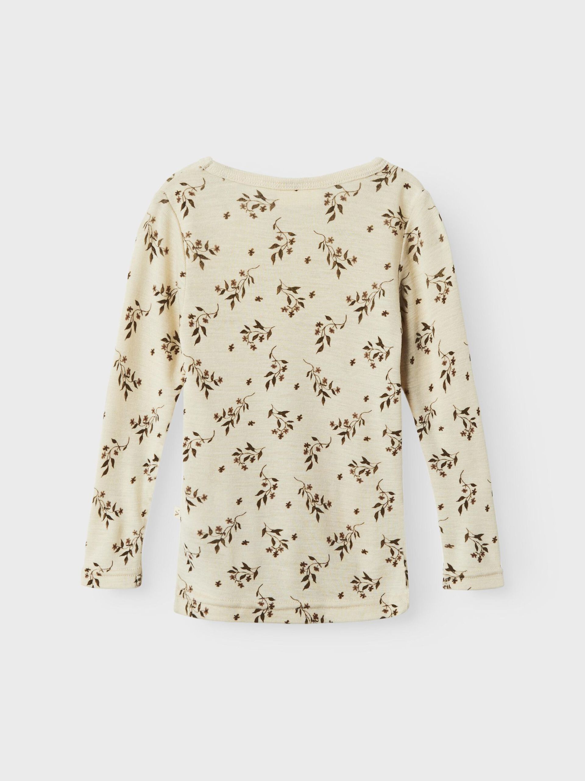 Carousel image - SLIM FIT LONG SLEEVED TOP, Sandshell | 2