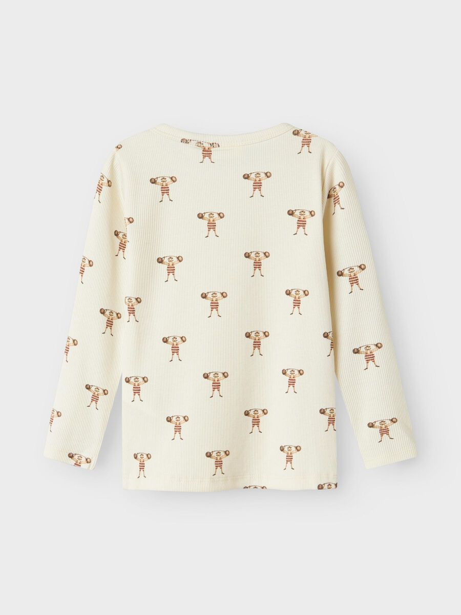 Product carousel image - COUPE CLASSIQUE TOP À MANCHES LONGUES, Turtledove | 2