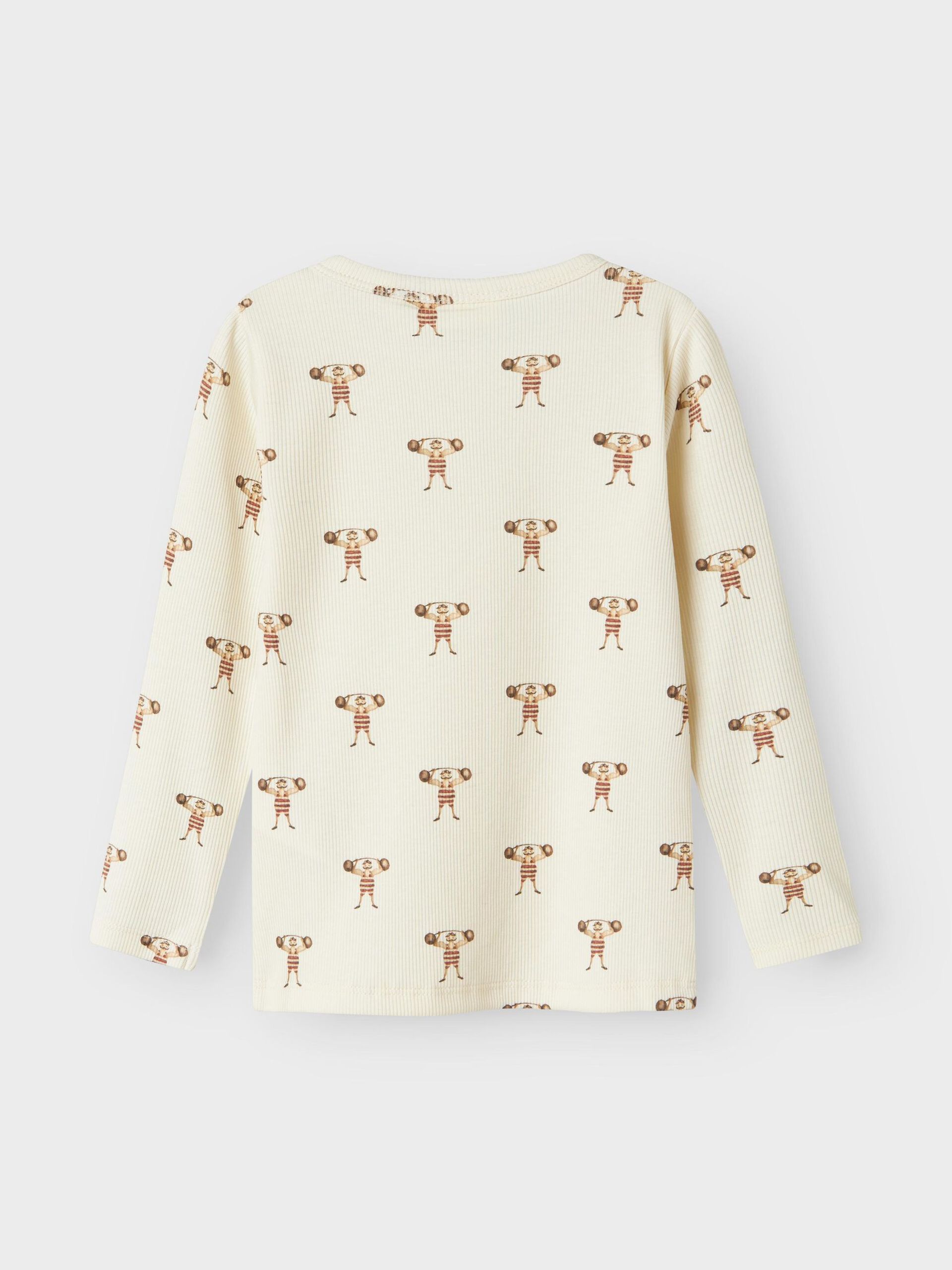 Carousel image - REGULAR FIT TOP MED LANGE ÆRMER, Turtledove | 2