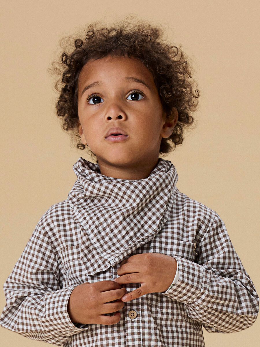 Product carousel image - BIO-BAUMWOLL SCHAL, Shitake | 2