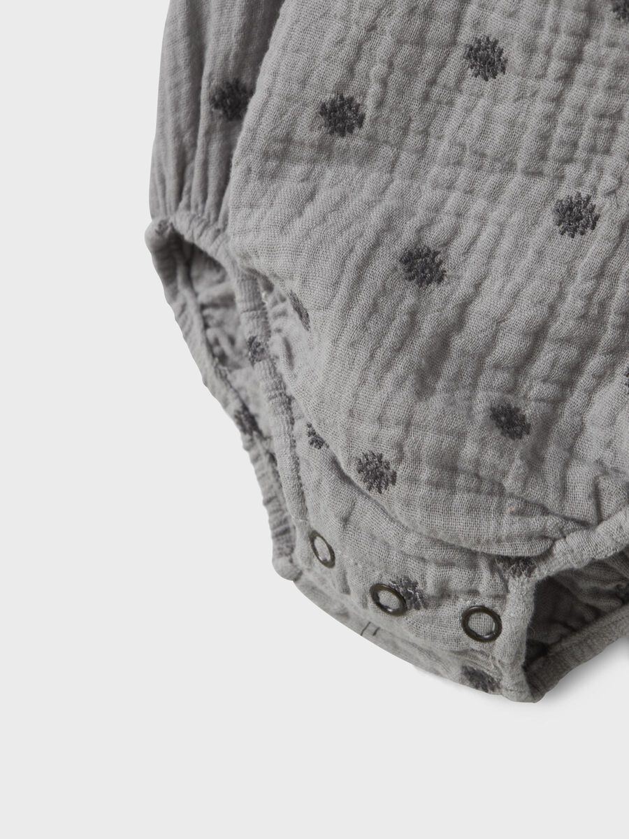 Product carousel image - SHIRT ROMPER, Ultimate Grey | 3
