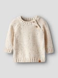 Product image thumbnail - ORGANIC COTTON KNITTED PULLOVER, Turtledove | 1