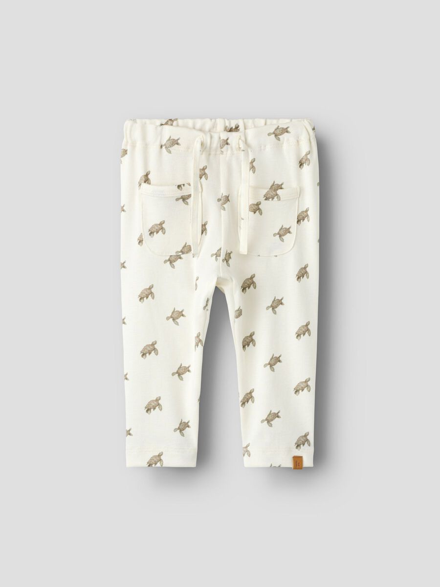 Product carousel image - LOOSE FIT TROUSERS, Coconut Milk | 1