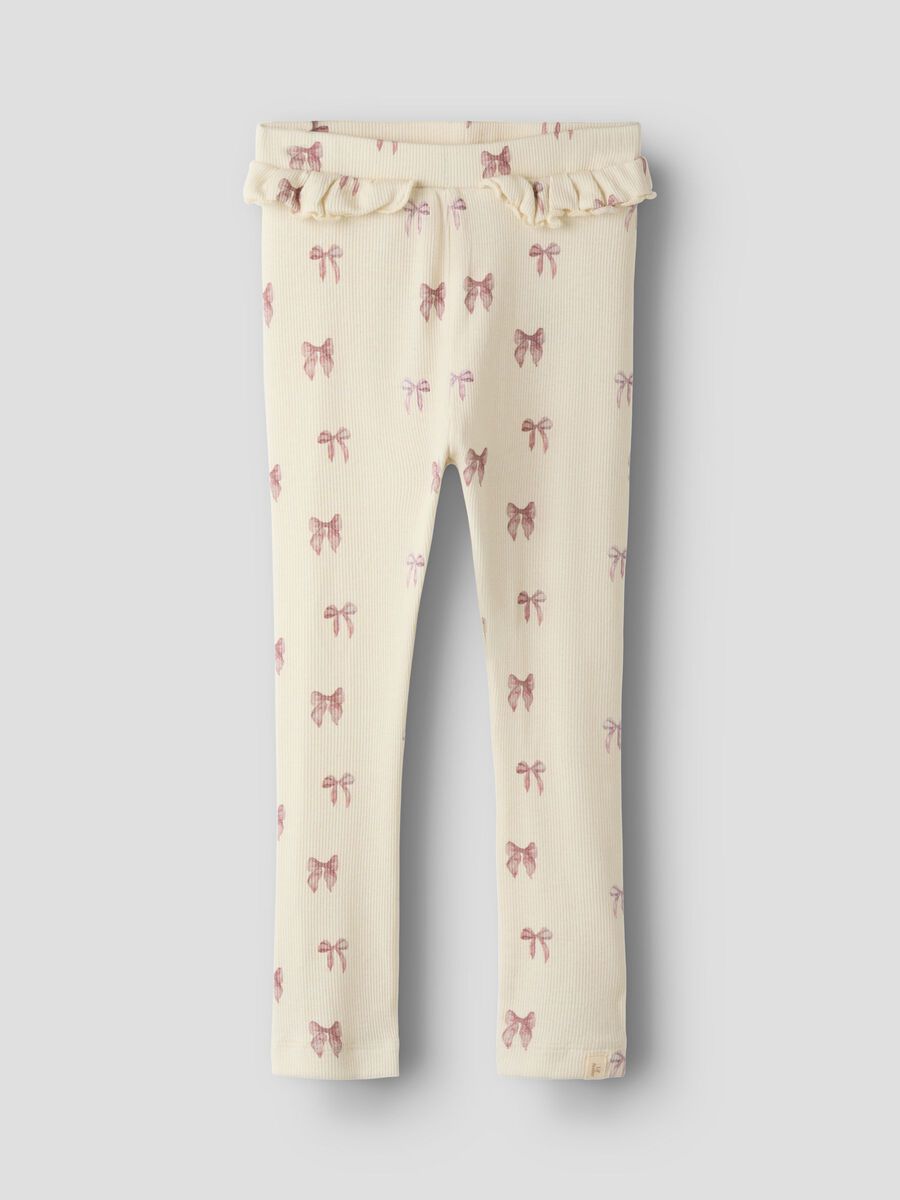 Product carousel image - PRINTED LEGGINGS, Turtledove | 1