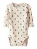 Product image thumbnail - LONG SLEEVED ROMPER, Turtledove | 4