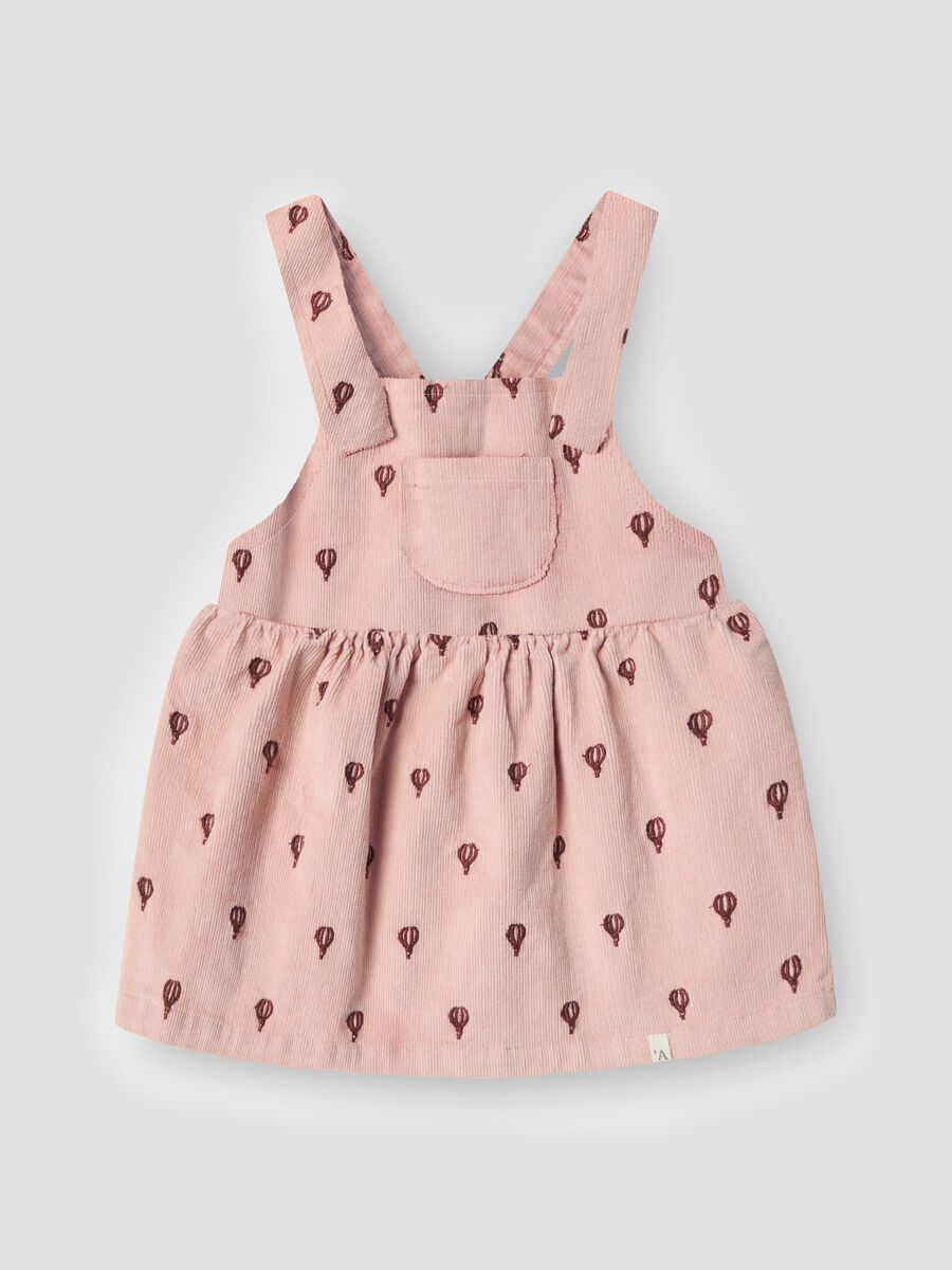 Product carousel image - CORDUROY DRESS, Cameo Rose | 1