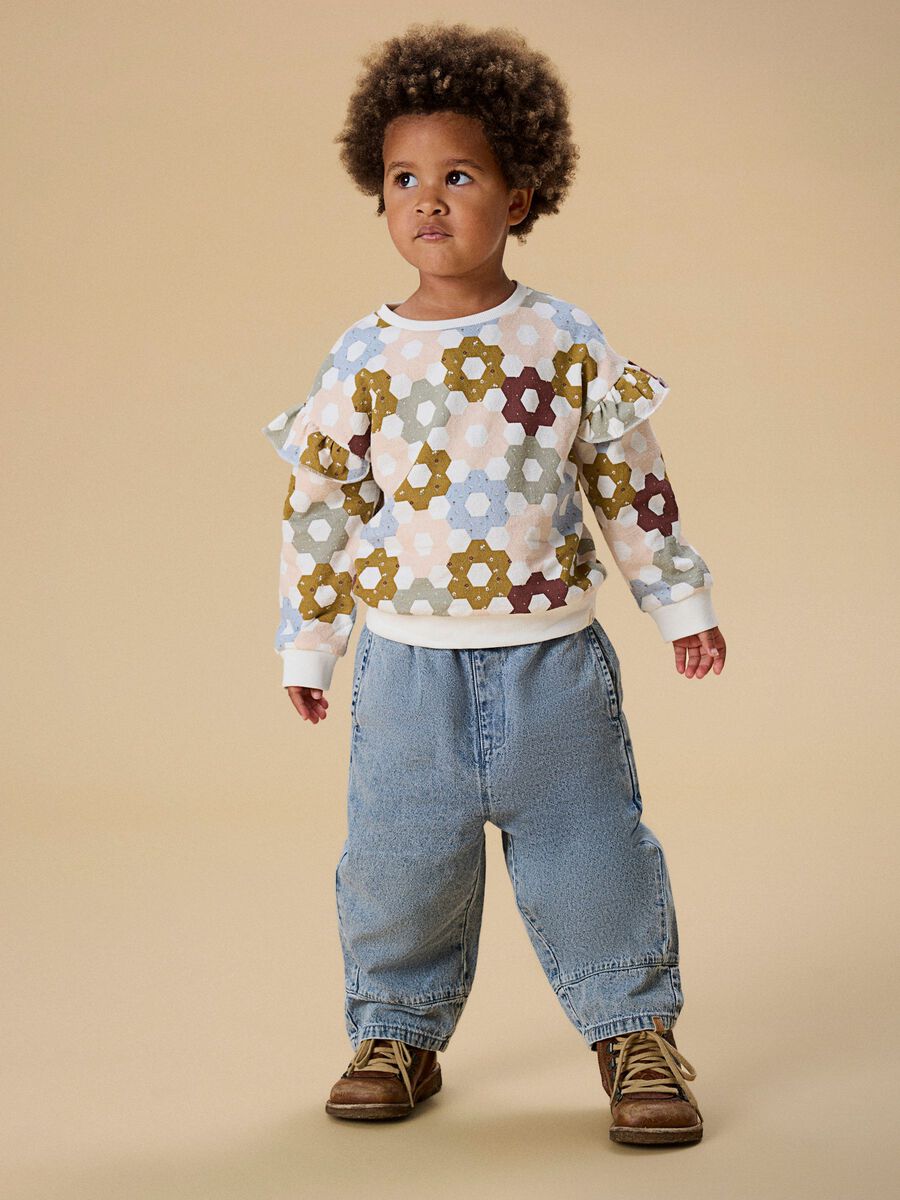 Product carousel image - ORGANIC COTTON SWEATSHIRT, Coconut Milk | 1