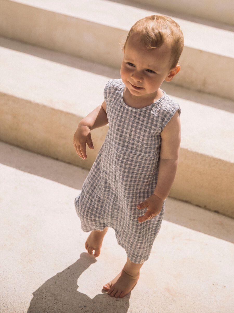 Product carousel image - ORGANIC COTTON JUMPSUIT, Coconut Milk | 1