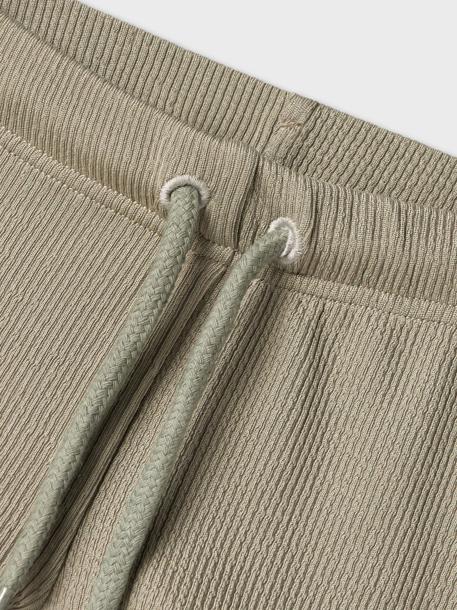 Carousel image - RIB KNIT SWIM SHORTS, Forest Fog | 5