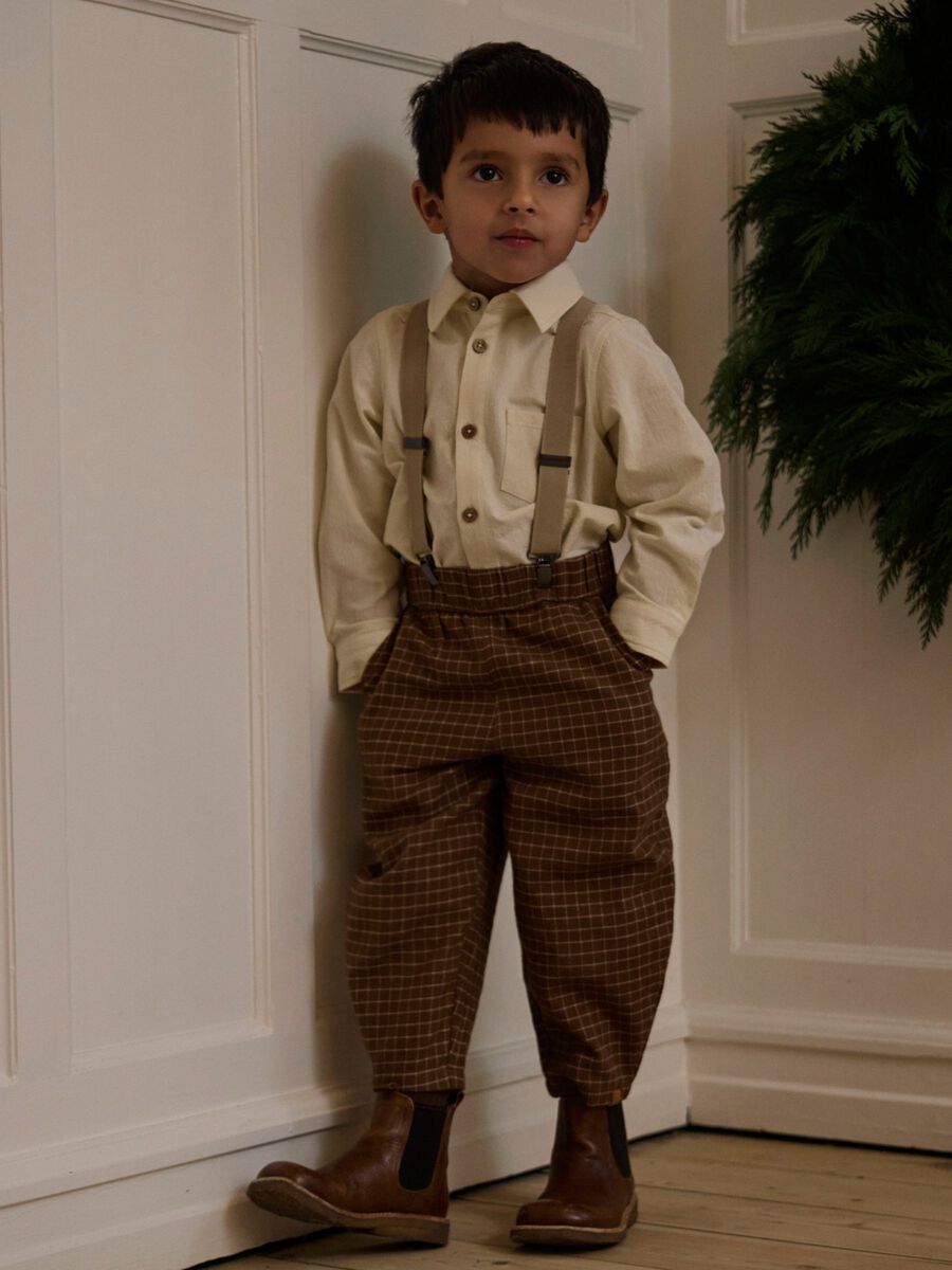 Product carousel image - ORGANIC COTTON SHIRT, Turtledove | 1