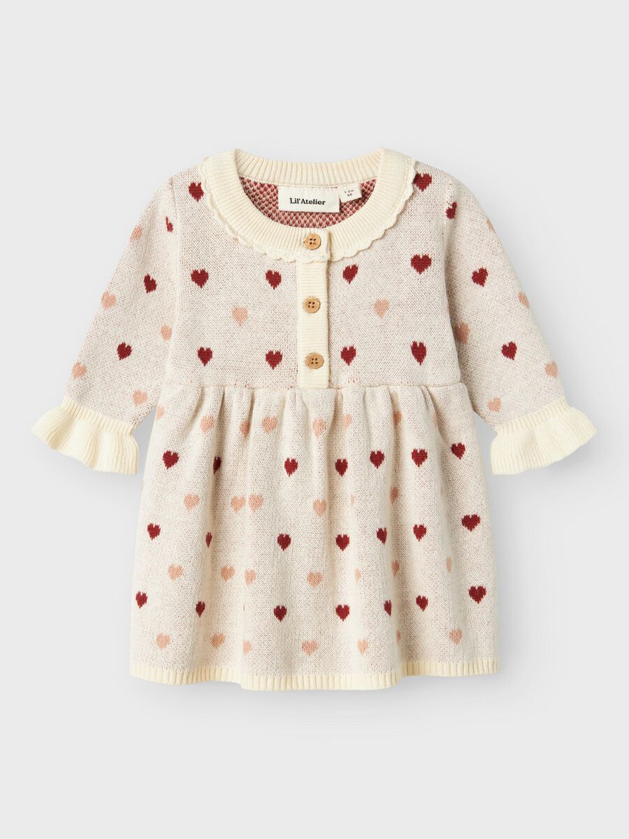Carousel image - ORGANIC COTTON DRESS, Turtledove | 1