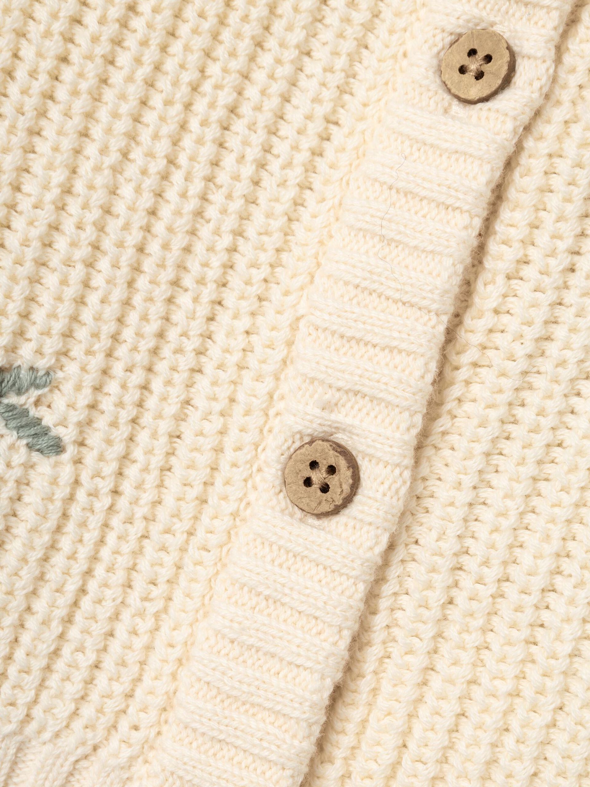 Carousel image - À MANCHES LONGUES CARDIGAN EN MAILLE, Birch | 4