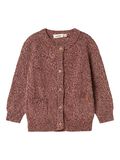Product image thumbnail - LONG SLEEVED KNITTED CARDIGAN, Hot Chocolate | 4