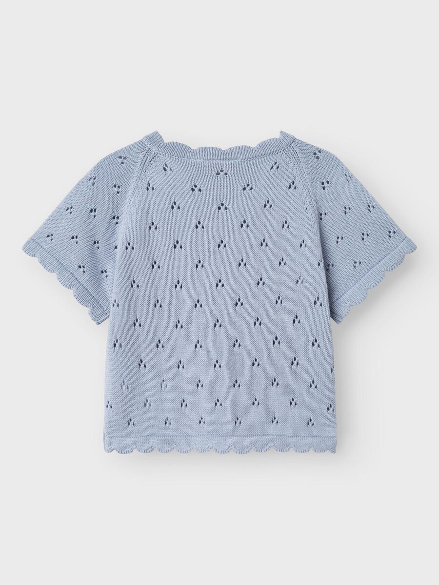 name it SHORTSLEEVED KNITTED TOP, Zen Blue, highres - 13243554_ZenBlue_002.jpg