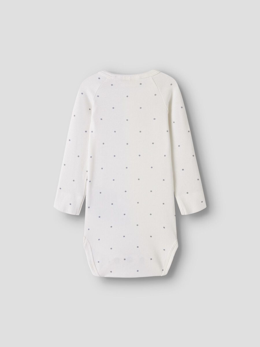 Product carousel image - RIB KNITTED ROMPER, Coconut Milk | 2