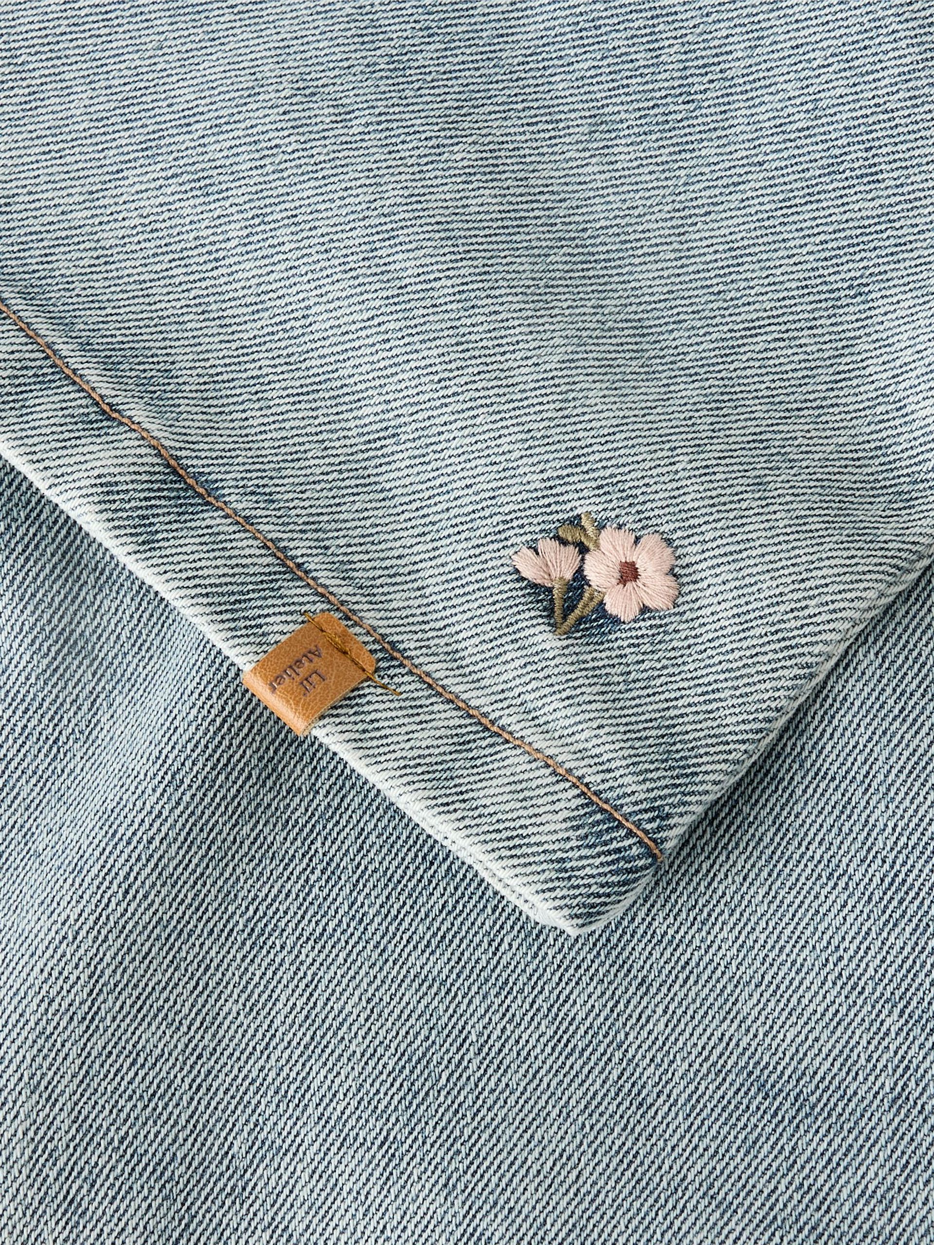 Carousel image - DENIM SPENCER DRESS, Medium Blue Denim | 3