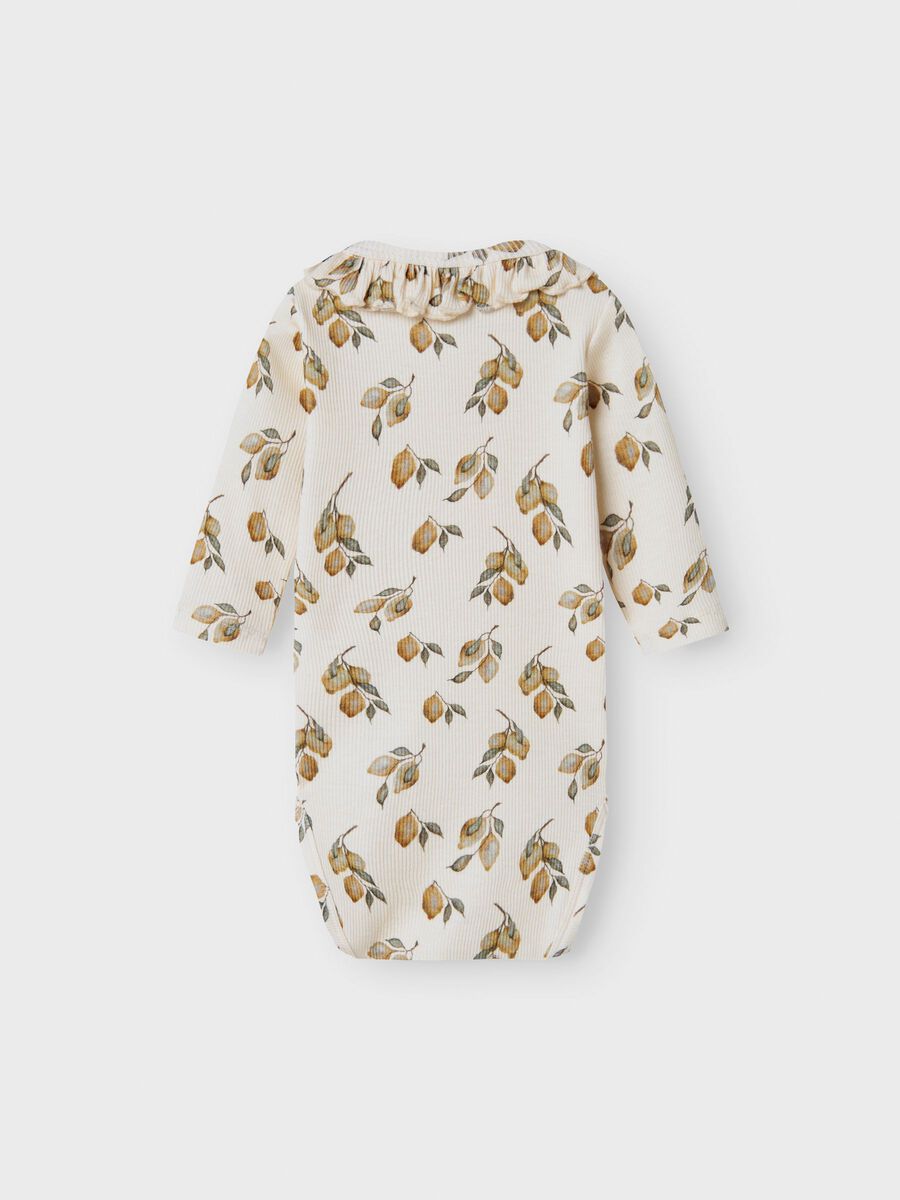 Product carousel image - LONG SLEEVED ROMPER, Turtledove | 2