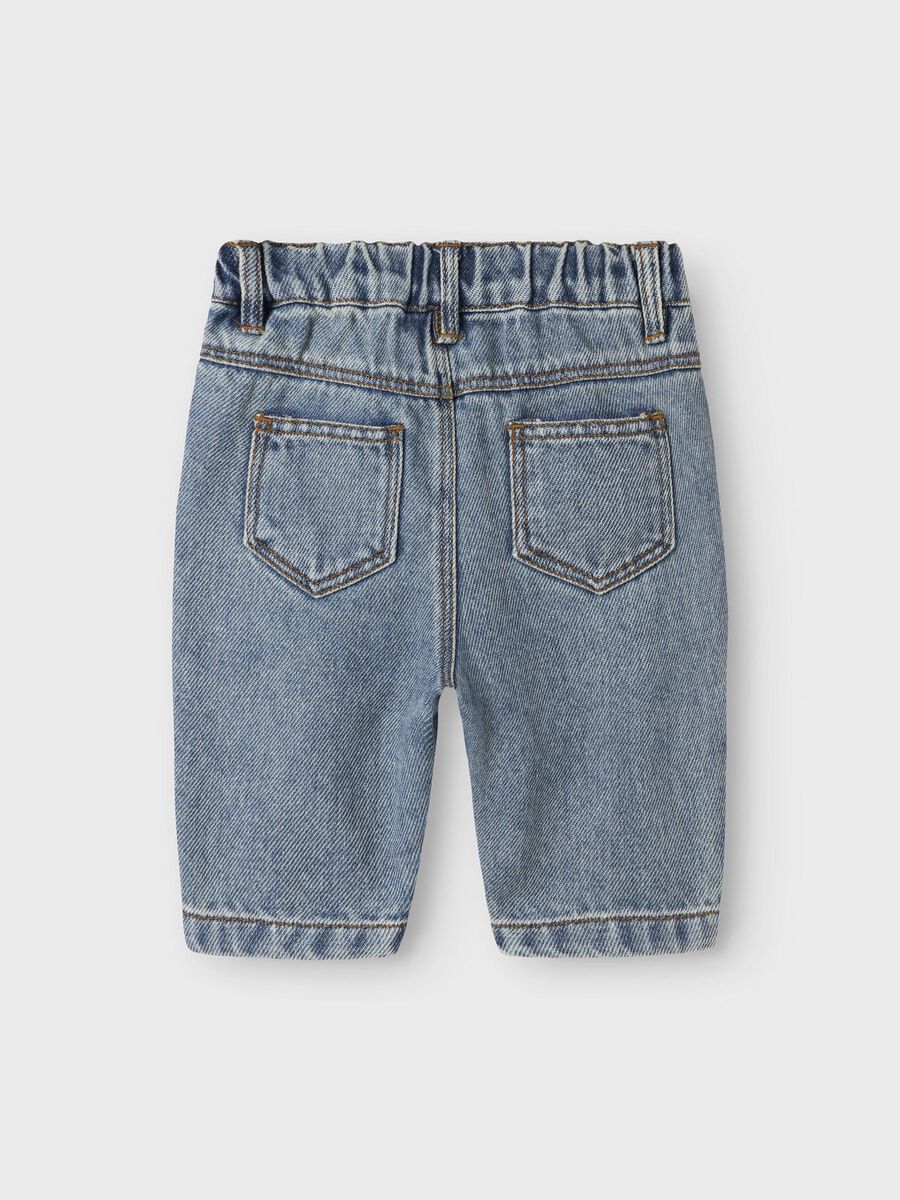 name it TAPERED FIT JEANS, Medium Blue Denim, highres - 13245568_MediumBlueDenim_002.jpg